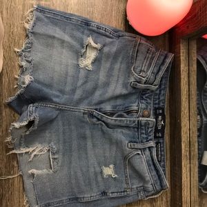 hollister ultra high rise mom shorts